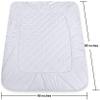 Utopia Bedding Quilted Fitted Mattress Pad, Queen Size, Elastic Fitted Mattress Topper Protector and Cover with Deep Pocket Stretches up to 16 Inches, Machine Washable (White, Pack of 10) view 4