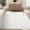Abani Regal Cream Area Rug - 4 x 6 - for Living Room, Bedroom - Washable Tone-on-Tone Vintage Design - Soft, Durable view 1