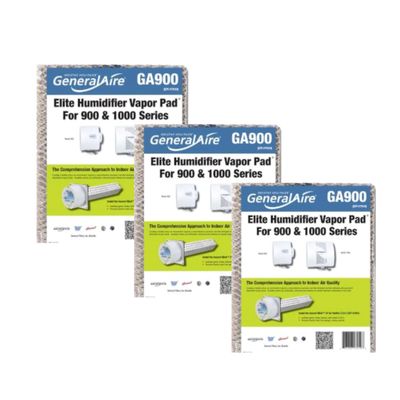 3 PACK compatible with GeneralAire GA900 Humidifier Water Filter PAD PANEL for 900 & 1000 Humidifiers - GFI #7919 GA19