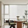 VEZEBSTR 2'' Faux Wood Blinds for Windows, Wooden Blinds for Indoor Windows Cordless Horizontal Venetian Blinds, Mini Blinds Window Blinds. White.(66''W x 12''H or 167.6cmW x 30.5cmH) view 2