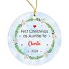 1st Xmas As Uncle Ornament, Customized First Christmas As Uncle Ornament Hanging with Name, Personalized 1st Time As Uncle Ornaments 2026 view 1