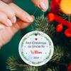 1st Xmas As Uncle Ornament, Customized First Christmas As Uncle Ornament Hanging with Name, Personalized 1st Time As Uncle Ornaments 2026 view 4