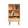 JOYNOW Bookshelf Creative Simple Solid Wood Bookcase Living Room Study Storage Rack Office Simple Wooden Bookshelf Bookshelves(S:70CMX30CMX122CM) view 1