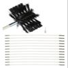 chimney sweep kit Dryer Vent Cleaner Kit, Flexible Lint Brush With Drill Attachment, Fireplace Chimney Brushes Extends Up To 30 Feet For Easy Cleaning, Use With Or Without A Power Drill(12 Rods,610mm) view 1
