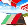 PZLVAME Swing Set Replacement Tarp, 52 x 89 in Multicolor Playground Roof, Multicolor Backyard Playset Canopy Replacement for Play Set Outdoor(Green + Gray + Blue)(Green+Beige+Red) view 4