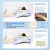 Pain Relief Cervical Pillow for Neck Support,Adjustable Ergonomic Pillow Cozy Sleeping,Odorless Orthopedic Memory Foam Pillows,Contour Bed Pillow for Side Back Stomach Sleeper view 2