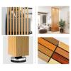 8 Pack Room Divider Partition Post Slats Hanging Room Divider Easy to Install, Easy to Clean Column Decor Grille Adjustable Height(Preto,Height 140CM/55.1IN/4.6FT) view 2