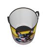 Chihuahua Dog print Dirty laundry basket Foldable round tote bag Home decor Easy collection gift basket view 3