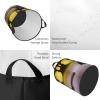 Chihuahua Dog print Dirty laundry basket Foldable round tote bag Home decor Easy collection gift basket view 4