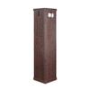 Lighted 3-Side Glass Display Cabinet with Adjustable Shelves, 70'' Tall Corner Cabinet with Anti-toppling Device & Side-hung Doors, Showcase for Antique Collection & Home Bar view 3