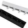 3.28ft-19.6ft Curtain Track, Ceiling Curtain Track, Curtain Track Ceiling Mount, Ceiling Track System for Curtains, Drapes, Room Dividers Ceiling Mount Single Curtain Tracks System(White,1.25m/4.1FT) view 1