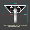 3.28ft-19.6ft Curtain Track, Ceiling Curtain Track, Curtain Track Ceiling Mount, Ceiling Track System for Curtains, Drapes, Room Dividers Ceiling Mount Single Curtain Tracks System(White,1.25m/4.1FT) view 4