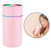USB Car Humidifier - Portable 320ml Mini Quiet Home Aromatherapy Diffuser with Colorful Night for Office Car and Personal Cup, Travel Desk Home Bedroom Small - pink view 2