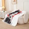 Feelyou Kids Japanese Art Geisha Fleece Throw Blanket 40"x50" Boys Girls Cherry Blossoms Plush Blanket Japanese Style Sherpa Blanket Japanese Tradition Aesthetic Fuzzy Blanket view 3