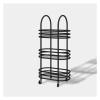 ENGENDER Kitchen Island with Storage Kitchen Islands Trolleys,Beauty Salon Trolley with Wheels,Tool Cart, Storage Rack, Multifunctional Racks Kitchen Islands(A-Black) view 1