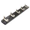 IIPOSAQQ Coat Rack Wall Mounted Coat Rack Fashion Coat Hook Hook Rack Rails for Entrance Clothes Hanger Porch Living Room Bedroom for Bathroom (Color : Brown) (Black) view 1