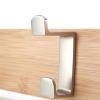 IIPOSAQQ Coat Rack Wall Mounted Coat Rack Fashion Coat Hook Hook Rack Rails for Entrance Clothes Hanger Porch Living Room Bedroom for Bathroom (Color : Brown) (Black) view 3