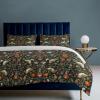 AAVEUP William Morris Comforter Set, Vintage Rustic Antique Art Nature Green Plant Flower Leaf Bird Printed Cover All Season Bed Sheet Bedspread 2 Pillowcases, 102x90 in, 3 Piece Set view 4