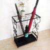 LWZBBGS Umbrella Stand Racks,Commercial,Hotel School Detachable Storage Bucket,Multi Function Storage Shelf(White,18 Hole 10 Hook) (Brown 21 Hole 12 Hook) (Black 21 Hole 12 Hook) view 2
