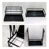 LWZBBGS Umbrella Stand Racks,Commercial,Hotel School Detachable Storage Bucket,Multi Function Storage Shelf(White,18 Hole 10 Hook) (Brown 21 Hole 12 Hook) (Black 21 Hole 12 Hook) view 3