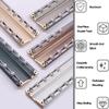 Curtain Conjoined Double Track Ceiling Mounting Heavy-Duty Curtain Rails for Living Room Bedroom Room Divider Curtain Conjoined Double Track Rails with Mute Rollers Easy to Install(White,10.8ft) view 2