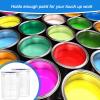 12Pack Paint Container Set, 1000ml Transparent Paint Storage, Paint Container with Stainless Steel Mixing Ball, Airtight Paint Cups with Paint Brush for Repainting view 4
