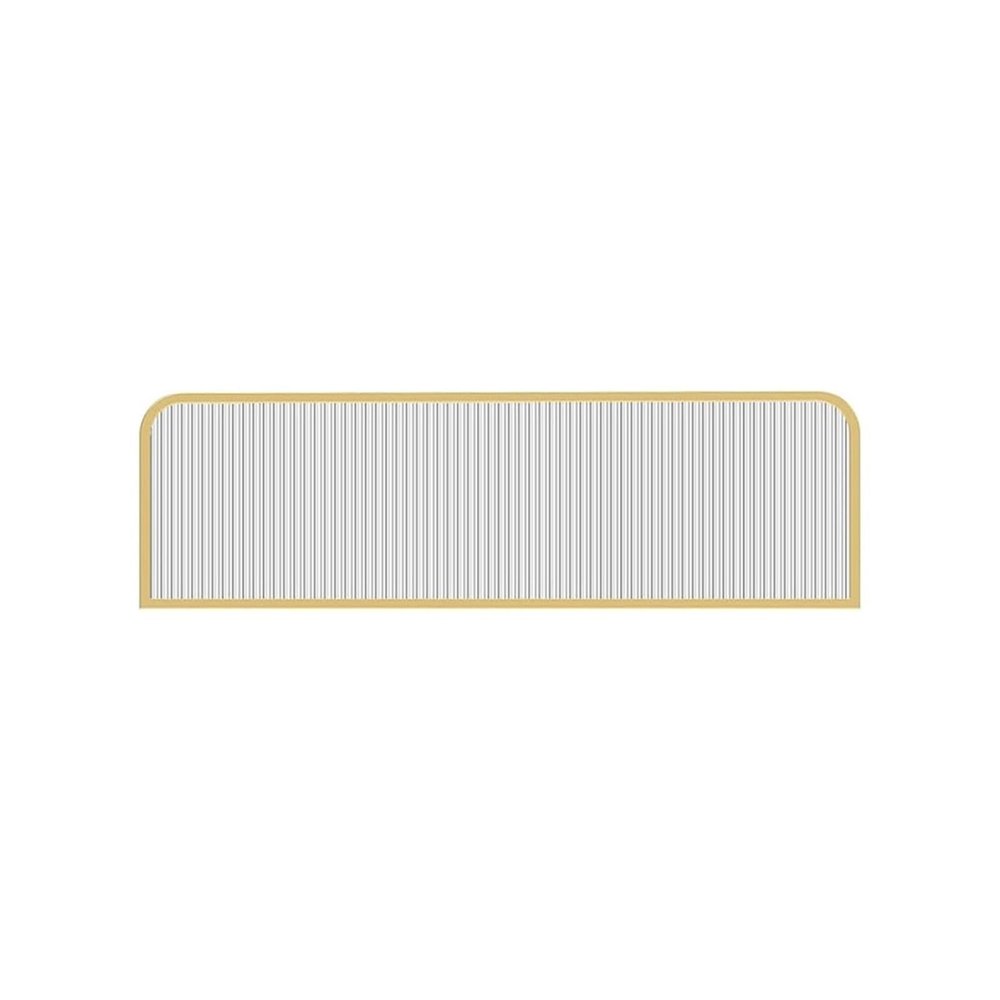 Dividers for Dining Areas, Restaurant Striped Glass Decorative Partitions Grille, Semi-Privacy Bar 30/50cm Low Fence Desk Divider(30x100cm/11.8x39.37in)