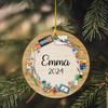 Artist Ornament, Personalized Artist Christmas Ornament, Custom Drawing Ornaments Gifts for Painting, Art Teacher Xmas Tree Decoration, Arts and Crafts, Xmas Keepsake Gifts for Artists view 3