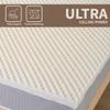 Zutan, 3-Inch Convoluted Copper-Infused Memory Foam Mattress Toppers, Cooling and Pressure Relieving with Airflow Design, Queen, Beige view 4