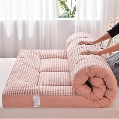 Japanese Floor Mattress,Foldable Roll Up Futon,Thick Mat Sleeping Pad,Non-Slip Breathable Mattress for Twin/Full/Queen Full Size Bed