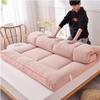 Japanese Floor Mattress,Foldable Roll Up Futon,Thick Mat Sleeping Pad,Non-Slip Breathable Mattress for Twin/Full/Queen Full Size Bed view 2