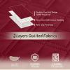 Arfntevss Corner Sectional Couch Covers for Sectional Sofa L Shaped Sofa Cover Washable Quilted Sofa Slipcover Non Slip U Shape Couch Cover Pet Dog Furniture Protector (Wine, X-Large) view 4