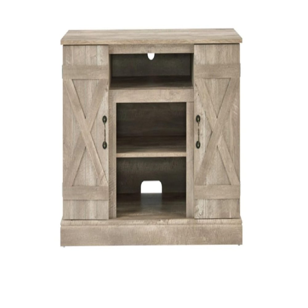 Cabinet Wooden Stand with Adjustable Shelves Storage for TV Console Counter Cupboard Furniture Decor Living Room Office Bedroom Farmhouse Size L47.00 x W15.50 x H30.75 in