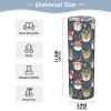 ALAZA Bear Snowflake Christmas Blue Vase for Flowers 3.9" W x 11.8" H Cylinder Vases for Centerpieces Home Office Decor Storage Container view 2