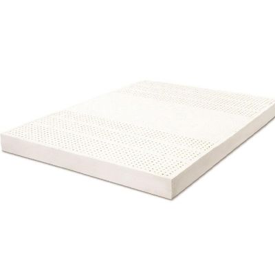 BIWKONI Natural Latex Mattress Topper, Full Size 2 Inch Thick, High-Density Rebound Breathable Mattress, Relieve Body Pressure,120 * 200 * 5cm