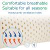 BIWKONI Natural Latex Mattress Topper, Full Size 2 Inch Thick, High-Density Rebound Breathable Mattress, Relieve Body Pressure,120 * 200 * 5cm view 2