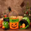 Personalized Halloween Trick or Treat Bucket Bag Custom Felt Trick or Treat Halloween Candy Tote Trick Or Treat Candy Bags, Halloween Candy Basket view 3