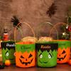 Personalized Halloween Trick or Treat Bucket Bag Custom Felt Trick or Treat Halloween Candy Tote Trick Or Treat Candy Bags, Halloween Candy Basket view 4