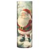 ALAZA Merry Christmas Santa Claus Ball Tree Winter Vase for Flowers 3.9" W x 11.8" H Cylinder Vases for Centerpieces Home Office Decor Storage Container view 1