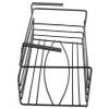 Angoily Cabinet Paper Towel Holder Wall-Mounted Tissue Rack for Kitchen Bathroom Space-Saving Metal Design Easy Installation Fits Standard Finish view 1