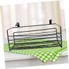 Angoily Cabinet Paper Towel Holder Wall-Mounted Tissue Rack for Kitchen Bathroom Space-Saving Metal Design Easy Installation Fits Standard Finish view 2