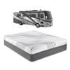 Tru Lux Cool 14 Hybrid RV Mattress, Short Queen 60x74, Gel Memory Foam & Pocketed Coil Bed for RV, Camper or Travel Trailer, Luxury Firm Cooling Support, Made in USA view 1