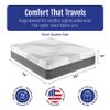 Tru Lux Cool 14 Hybrid RV Mattress, Short Queen 60x74, Gel Memory Foam & Pocketed Coil Bed for RV, Camper or Travel Trailer, Luxury Firm Cooling Support, Made in USA view 2