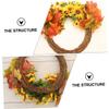 Cabilock Artificial Sunflower and Maple Leaf Garland Wreath for Holiday Door Decor Autumn Decoration for Thanksgiving and Year Celebrations Adds Festive Atmosphere to Your Home view 4