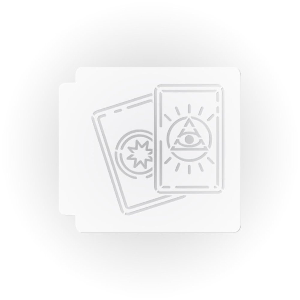Tarot Cards 783-E914 Stencil (7 inch)