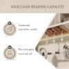 AQJUNONG 4Pack Wine Glass Rack, Punch-free Under Cabinet Stemware Rack for Kitchen and Bar (Amber) view 4