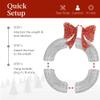 Best Choice Products 36in Pre-Lit Outdoor Christmas Wreath Decoration, LED Metal Holiday Decor for Home w/ 120 Lights, Bow - Silver/Red view 4