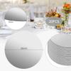 10" Acrylic Round Mirrors Centerpieces Trays for Tables 20 PCS Candle Holders Candle Plate Set Centerpiece Table Decorations for Wedding,Baby Shower, Christmas,Wall Decor,1mm Thick (White) view 2