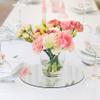 10" Acrylic Round Mirrors Centerpieces Trays for Tables 20 PCS Candle Holders Candle Plate Set Centerpiece Table Decorations for Wedding,Baby Shower, Christmas,Wall Decor,1mm Thick (White) view 3