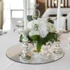 10" Acrylic Round Mirrors Centerpieces Trays for Tables 20 PCS Candle Holders Candle Plate Set Centerpiece Table Decorations for Wedding,Baby Shower, Christmas,Wall Decor,1mm Thick (White) view 4